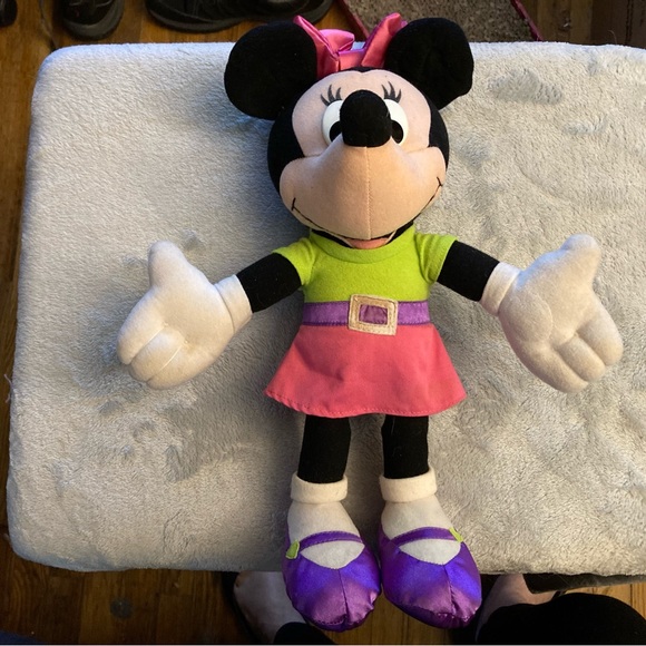 Vintage 1990's Mattel Arco Disney 16" Talking Minnie Mouse Plush - Works - Picture 3 of 5